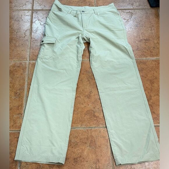 Patagonia Khaki Tan Rock Craft Cargo Hiking Outdoor Pants size 12 - Picture 1 of 12